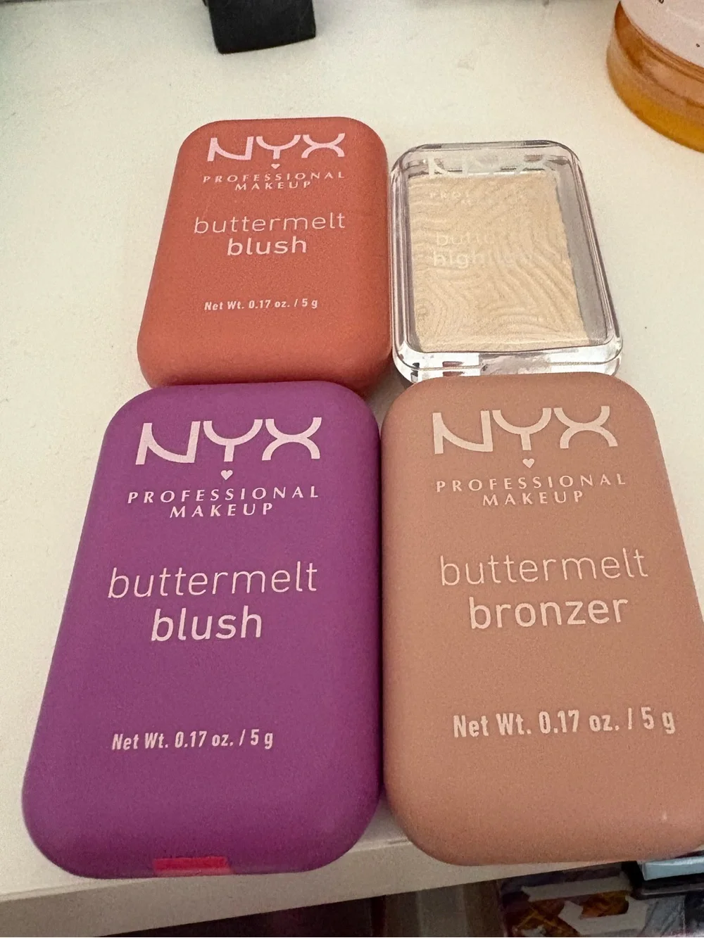 NYX butter melt blush highlight and bronzer set